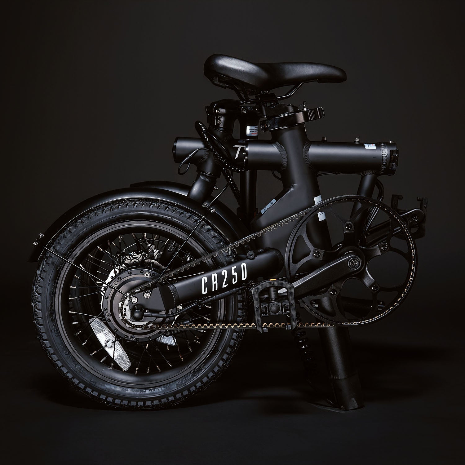 CR250 – Compact Rider Folding Electric Bike - Black