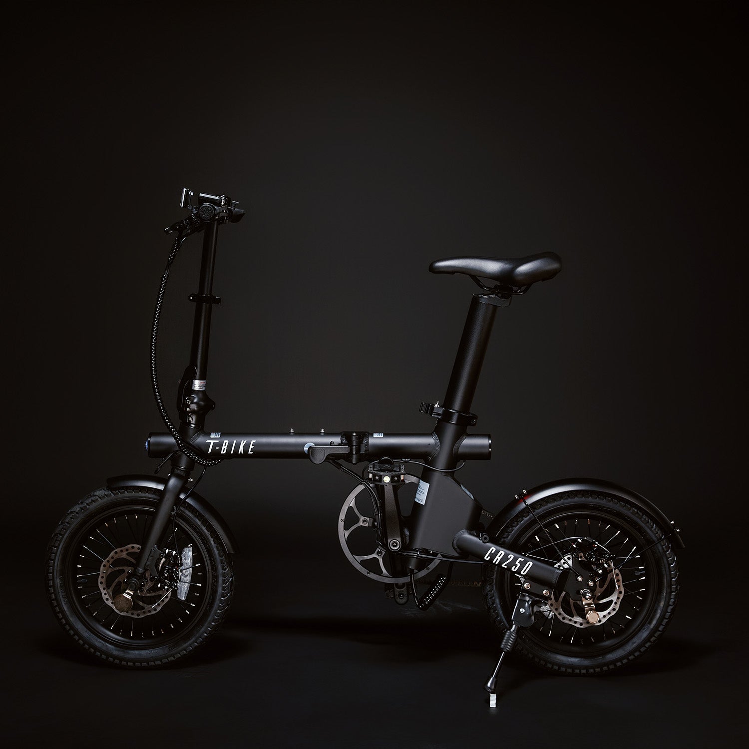 CR250 – Compact Rider Folding Electric Bike - Black