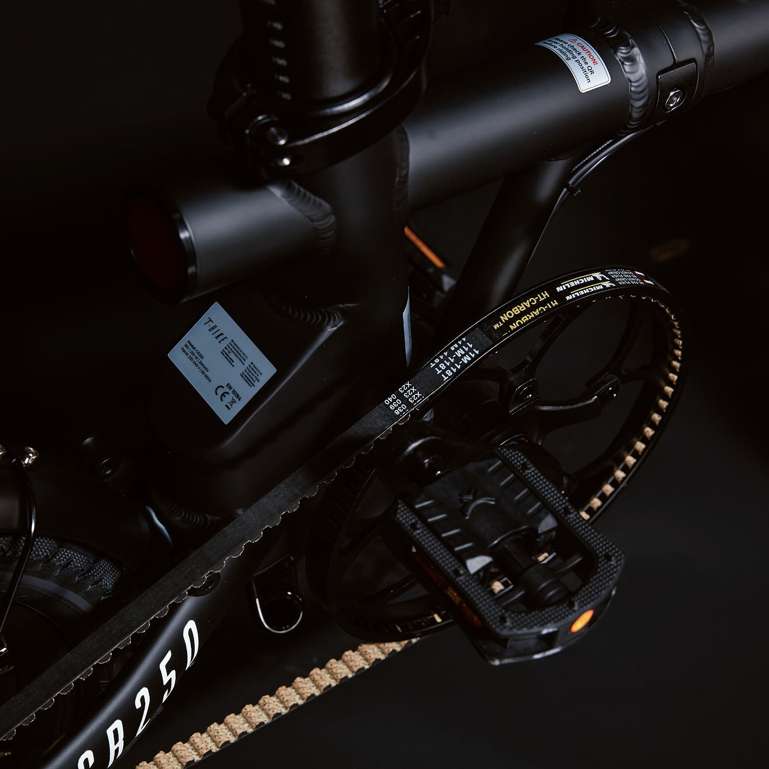 CR250 – Compact Rider Folding Electric Bike - Black