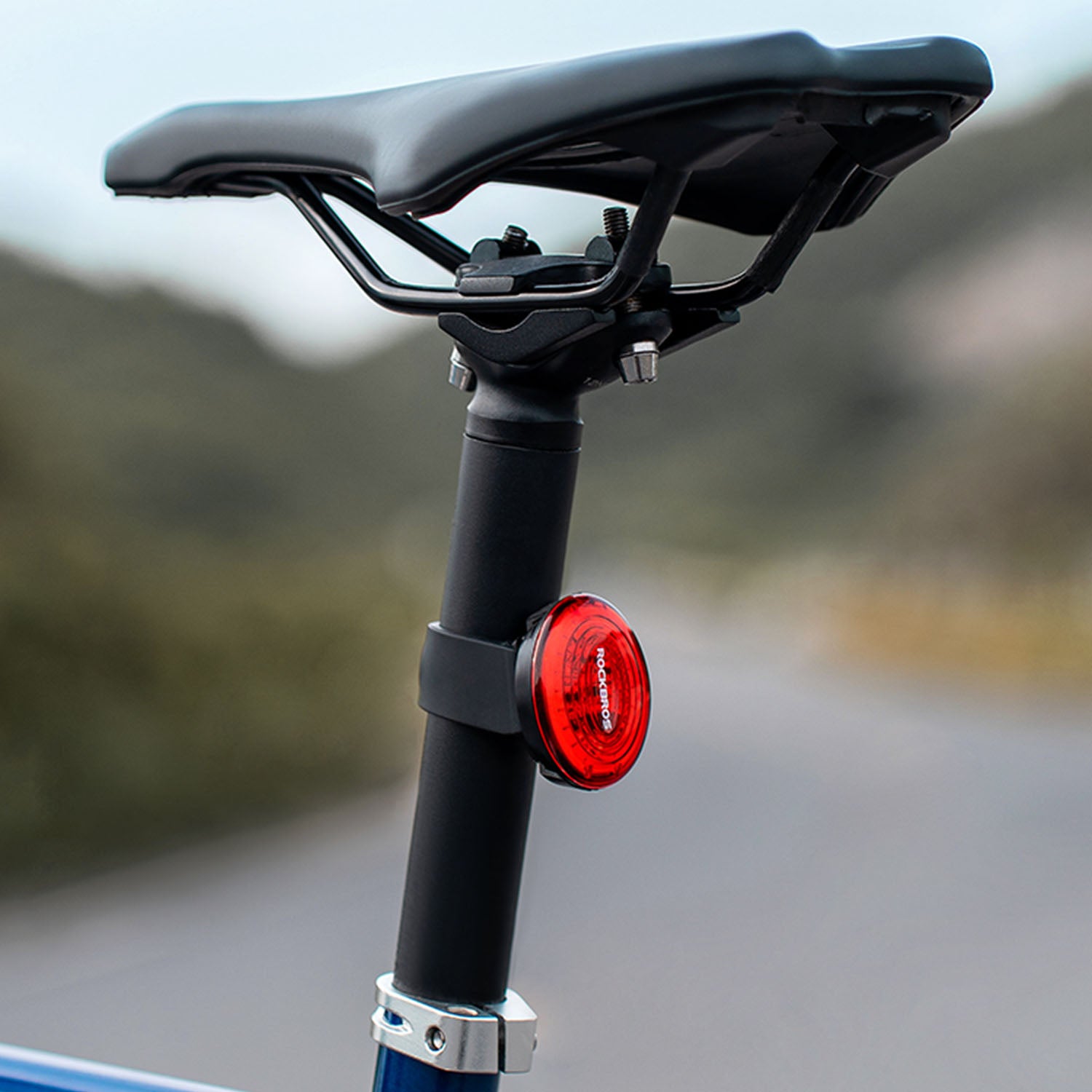 Image of the tail light attached to a seatpost
