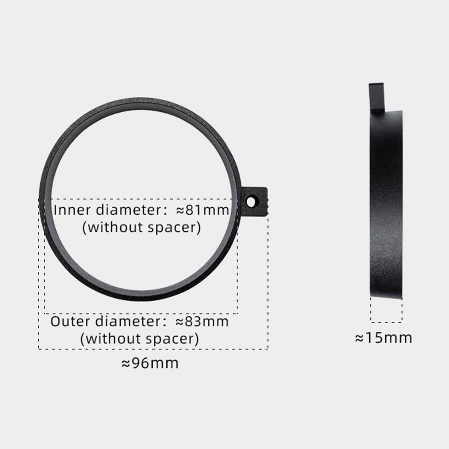 Image of the aluminum alloy cup holder