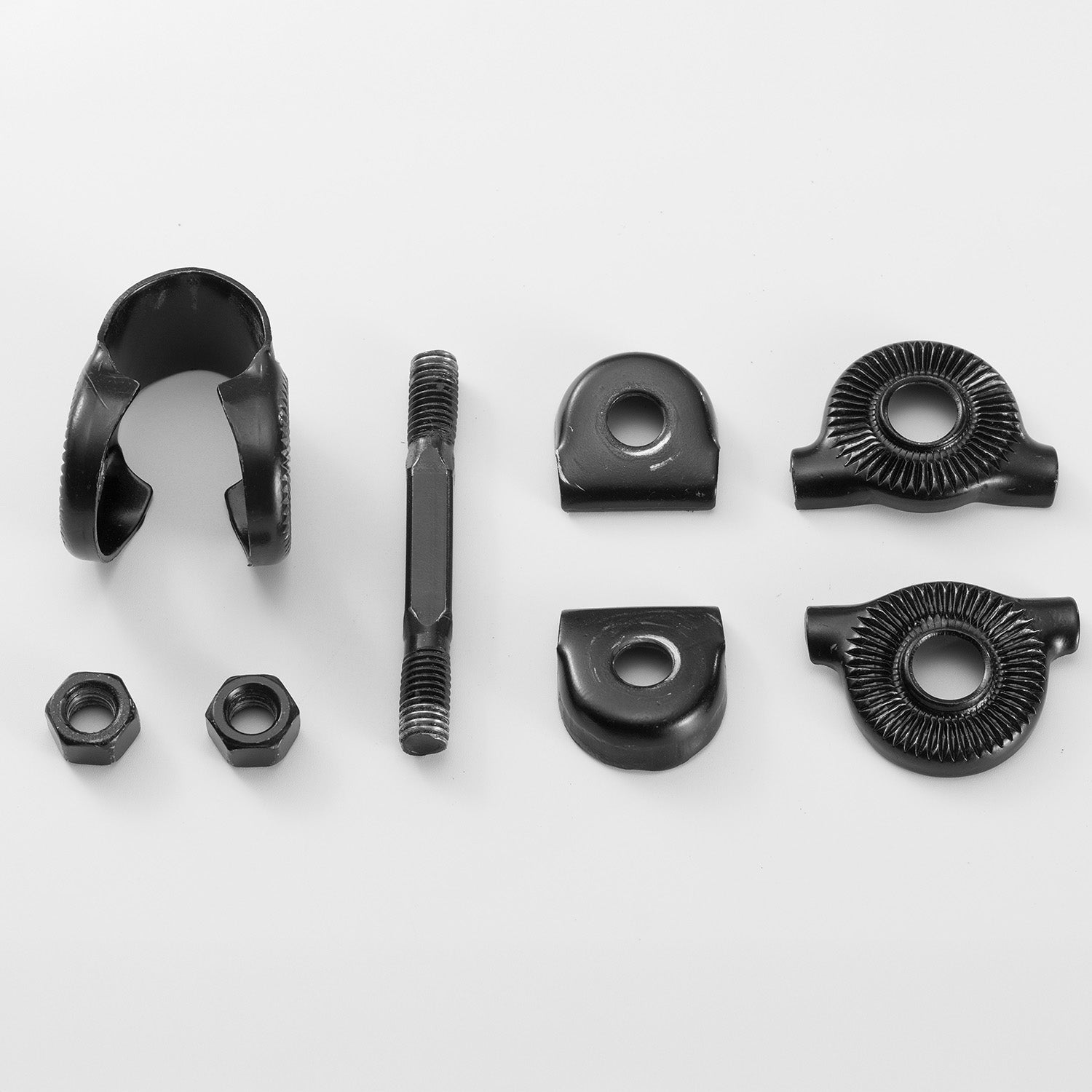 Image of the attachment brackets used in the ergonomic saddle