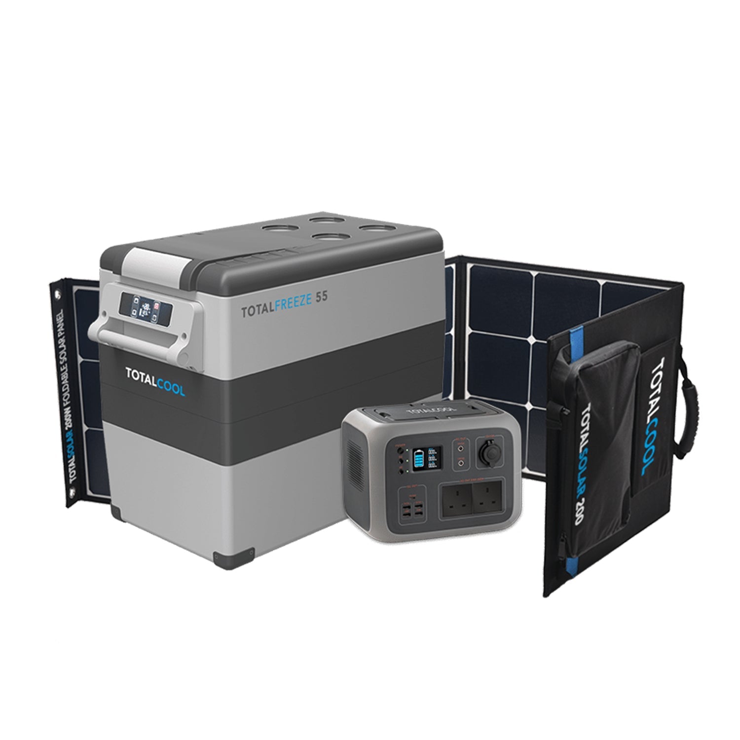 Image of the TS200 alongside the TP500 and Totalfreeze 55, demonstrating the compatibility