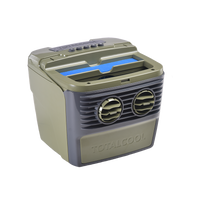 Image of the TC 3000 in camo green with the top removed ready for filling