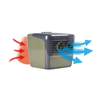 Illustration demonstrating the air cooling of a TC3000