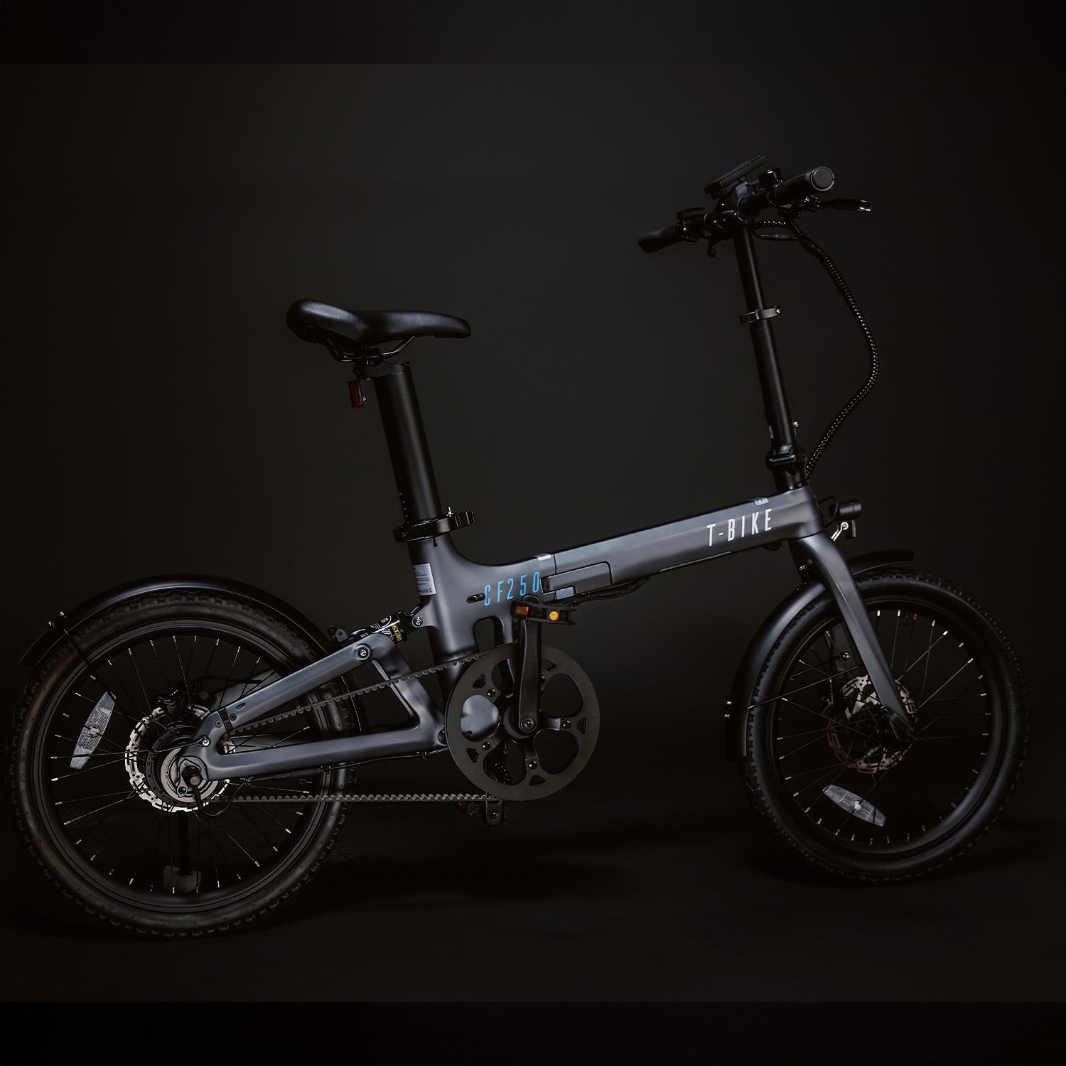 CF250 –  Folding Electric Bike - Black